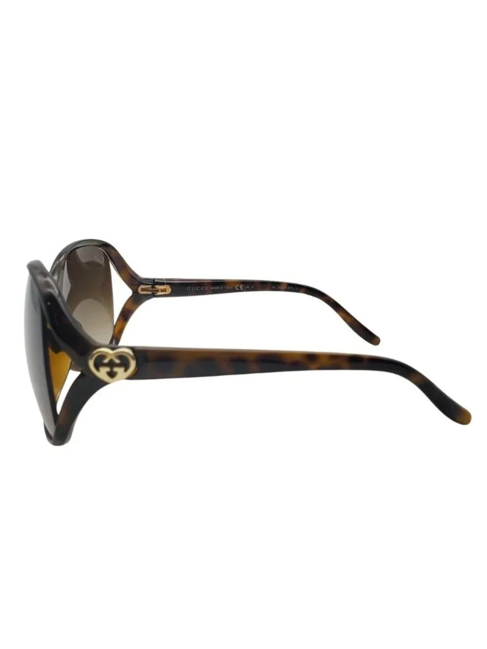 Gucci Sunglasses Bree Brown S Tortoiseshell Pattern GG Eyewear